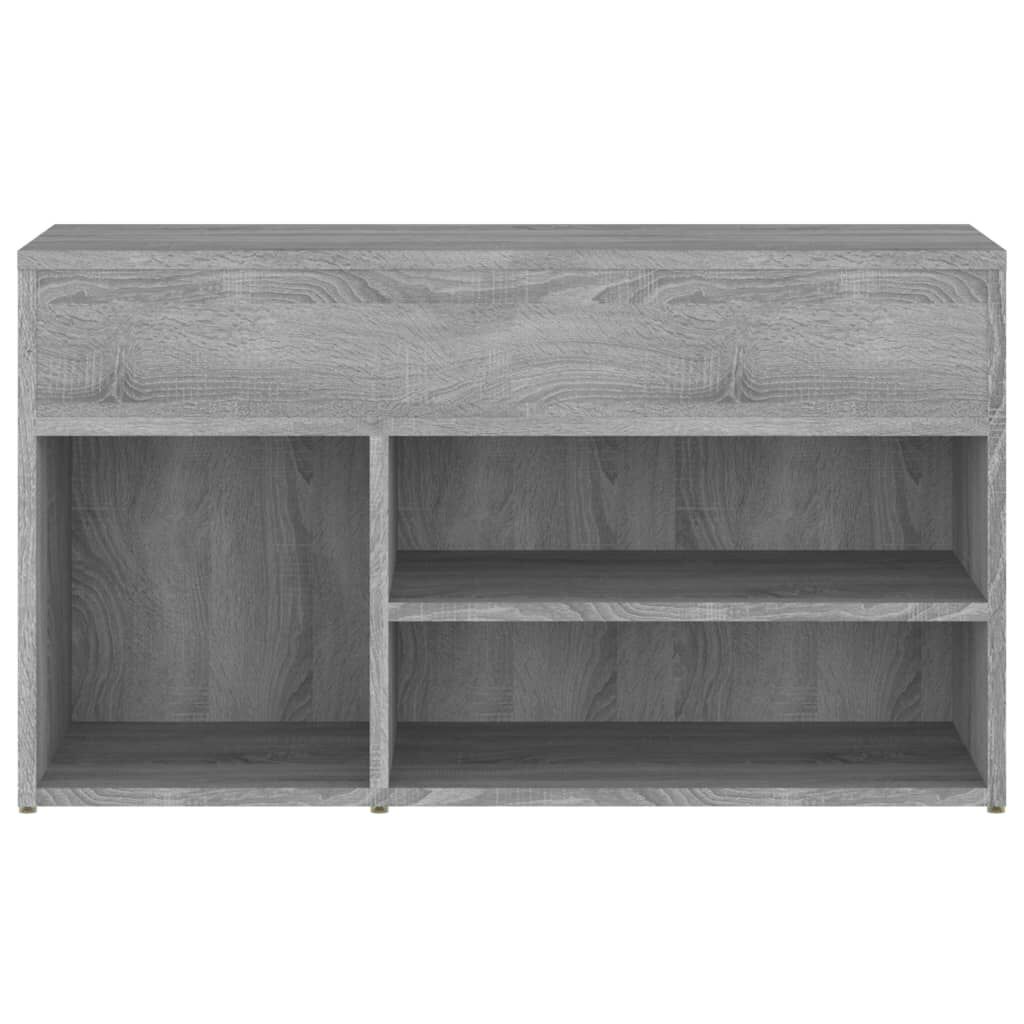 vidaXL Παπουτσοθήκη Γκρι Sonoma 80x30x45 εκ. από Επεξεργασμένο Ξύλο