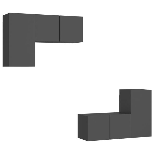 vidaXL Έ&pi;&iota;&pi;&lambda;&alpha; &Tau;&eta;&lambda;&epsilon;ό&rho;&alpha;&sigma;&eta;&sigmaf; &Sigma;&epsilon;&tau; 4 &Tau;&epsilon;&mu;&alpha;&chi;ί&omega;&nu; &Gamma;&kappa;&rho;&iota; &alpha;&pi;ό &Mu;&omicron;&rho;&iota;&omicron;&sigma;&alpha;&nu;ί&delta;&alpha;