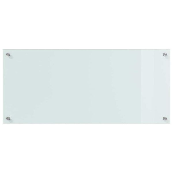 vidaXL Πίσω Πάνελ Κουζίνας Λευκό 90 x 40 cm σκληρυμένο γυαλί