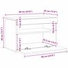 vidaXL Ντουλάπι TV Μαύρο 60 x 35 x 40 εκ. Επεξεργασμένο ξύλο