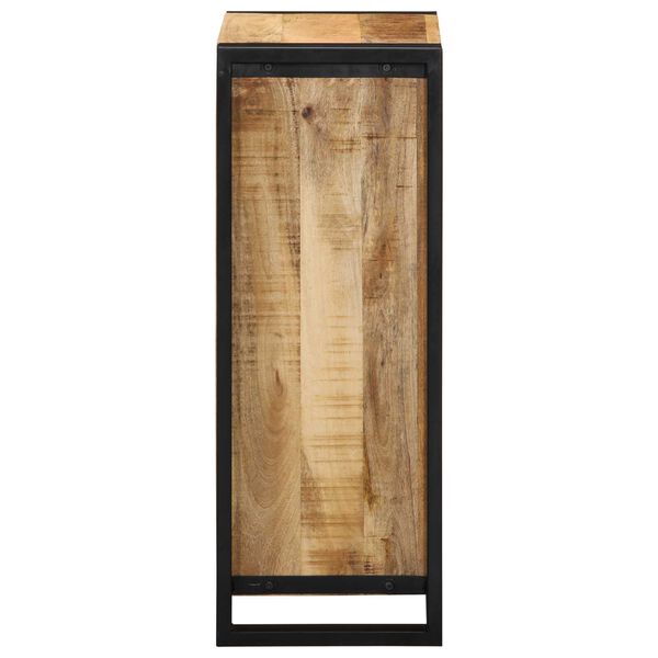 vidaXL Κομοδίνο με ράφι Καφέ 40 x 30 x 80 εκ Μασίφ ξύλο μάνγκο