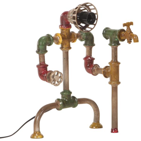 vidaXL Φωτιστικό Βιομηχανικό με Σχέδιο Σωλήνα Νερού από Σίδερο