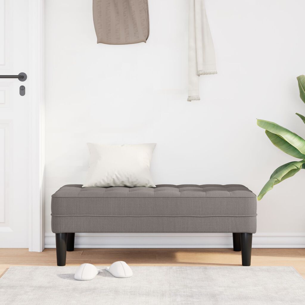 vidaXL Παγκάκι Ταμπά 113x57x39 εκ. Ύφασμα