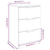 vidaXL Κομοδίνο Sonoma Δρυς 40 x 36 x 65 εκ.