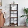 vidaXL Ράφι Βιβλίων Καπνιστό Δρύς 40 x 29,5 x 115 εκ