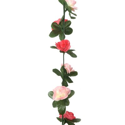 vidaXL Γιρλάντες Λουλουδιών Τεχνητές 6 Τεμ Spring Rose 250 εκ.