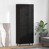 vidaXL Highboard 2 pcs &Mu;&alpha;ύ&rho;&eta; &Omicron;&xi;&upsilon;ά &Epsilon;&pi;&epsilon;&xi;&epsilon;&rho;&gamma;&alpha;&sigma;&mu;έ&nu;&omicron; &xi;ύ&lambda;&omicron;