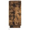 vidaXL Κομοδίνο Καπνιστό Δρύς 71 x 34.5 x 75 εκ. Επεξεργασμένο ξύλο