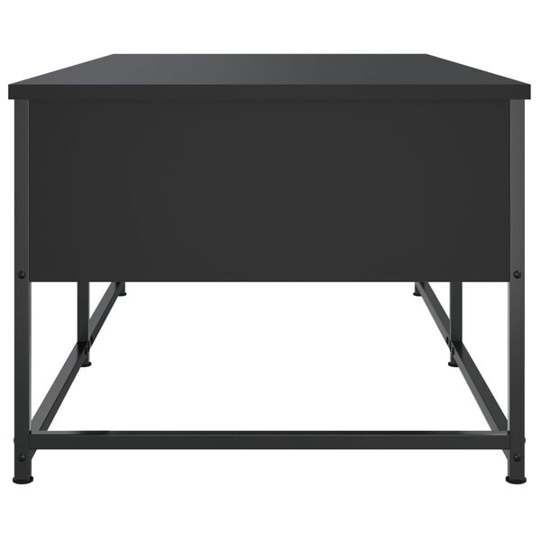 vidaXL Τραπεζάκι Σαλονιού Μαύρο 100x51x40 εκ. Επεξεργασμένο Ξύλο