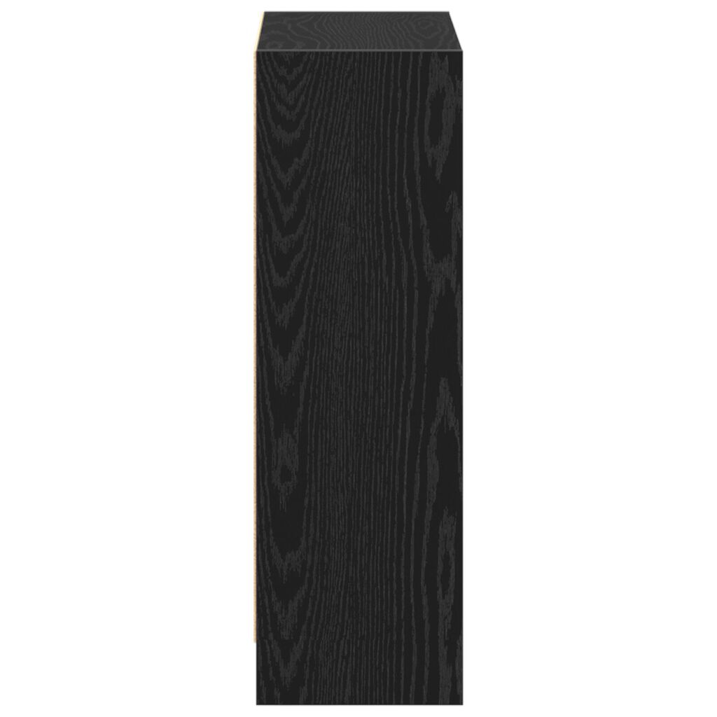 VidaXL Βιβλιοθήκη Μαύρη 60x24x76 εκ Επεξεργασμένο Ξύλο
