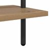 vidaXL Ράφι Βιβλίων artisan δρυς 60 x 24 x 168 εκ. Επεξεργασμένο ξύλο