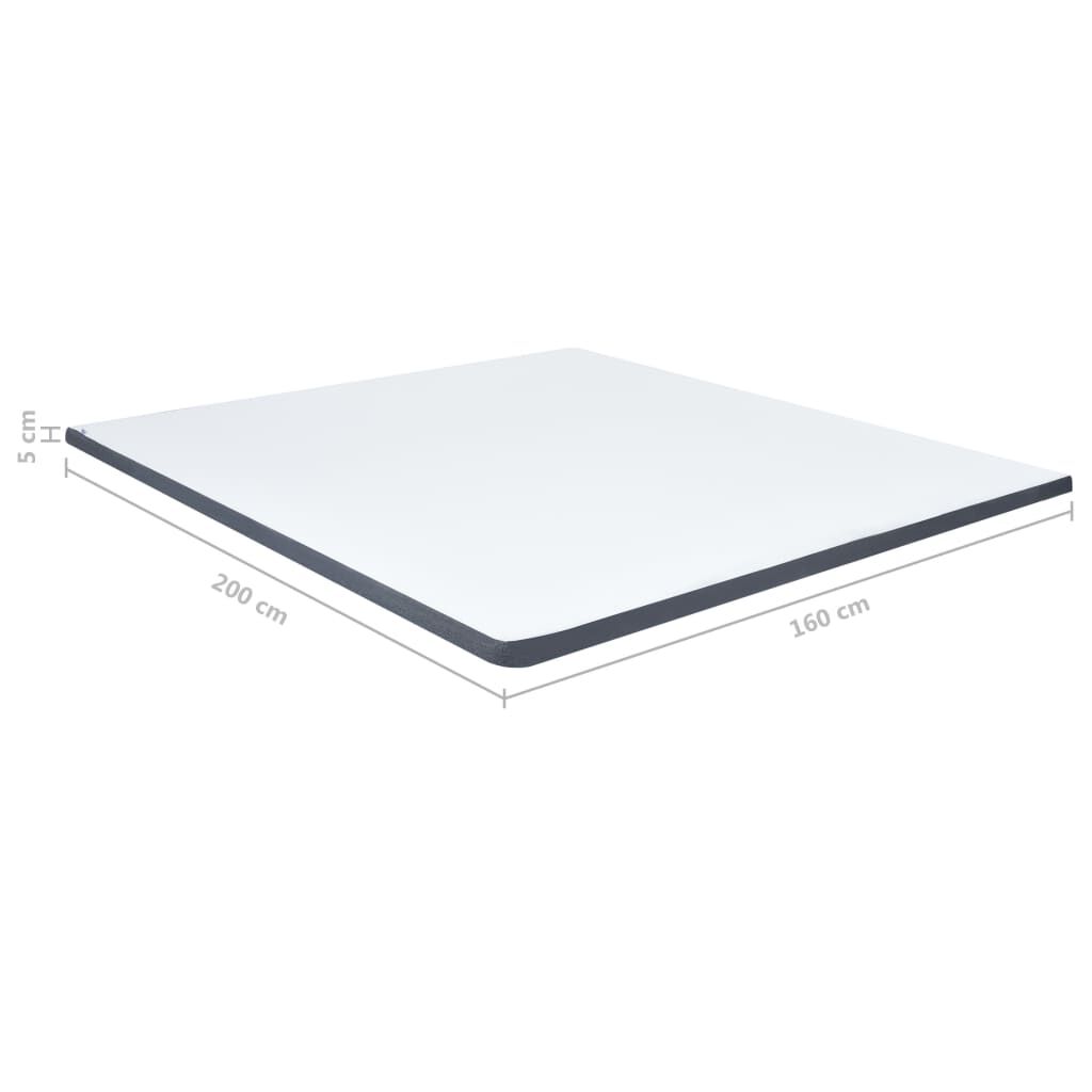 vidaXL Κρεβάτι Boxspring Σκούρο Γκρι 160 x 200 εκ. Υφασμάτινο