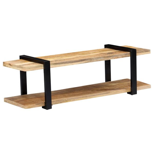 vidaXL Έπιπλο Τηλεόρασης 130 x 40 x 40 εκ. από Μασίφ Ξύλο Μάνγκο