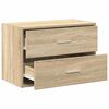 vidaXL Ντουλάπι με 2 συρτάρια Sonoma Δρυς 60x31x40 εκ. από Επεξ. Ξύλο