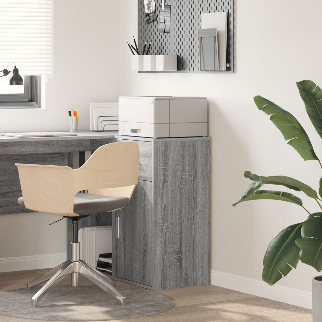 vidaXL Γκρι Sonoma Αποθηκευτική Μονάδα Γκρι Sonoma Επεξεργασμένο Ξύλο
