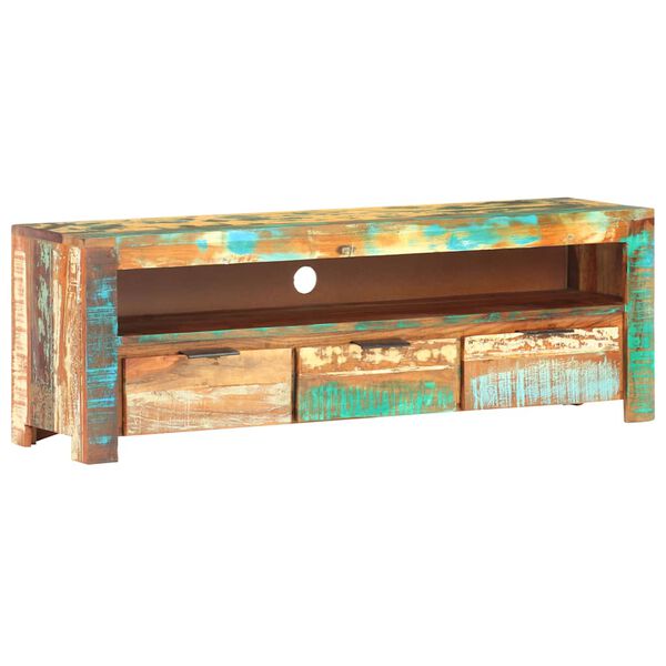 ντουλάπι τηλεόρασης vidaXL 119x30x41 cm Στερεό ανακυκλωμένο ξύλο