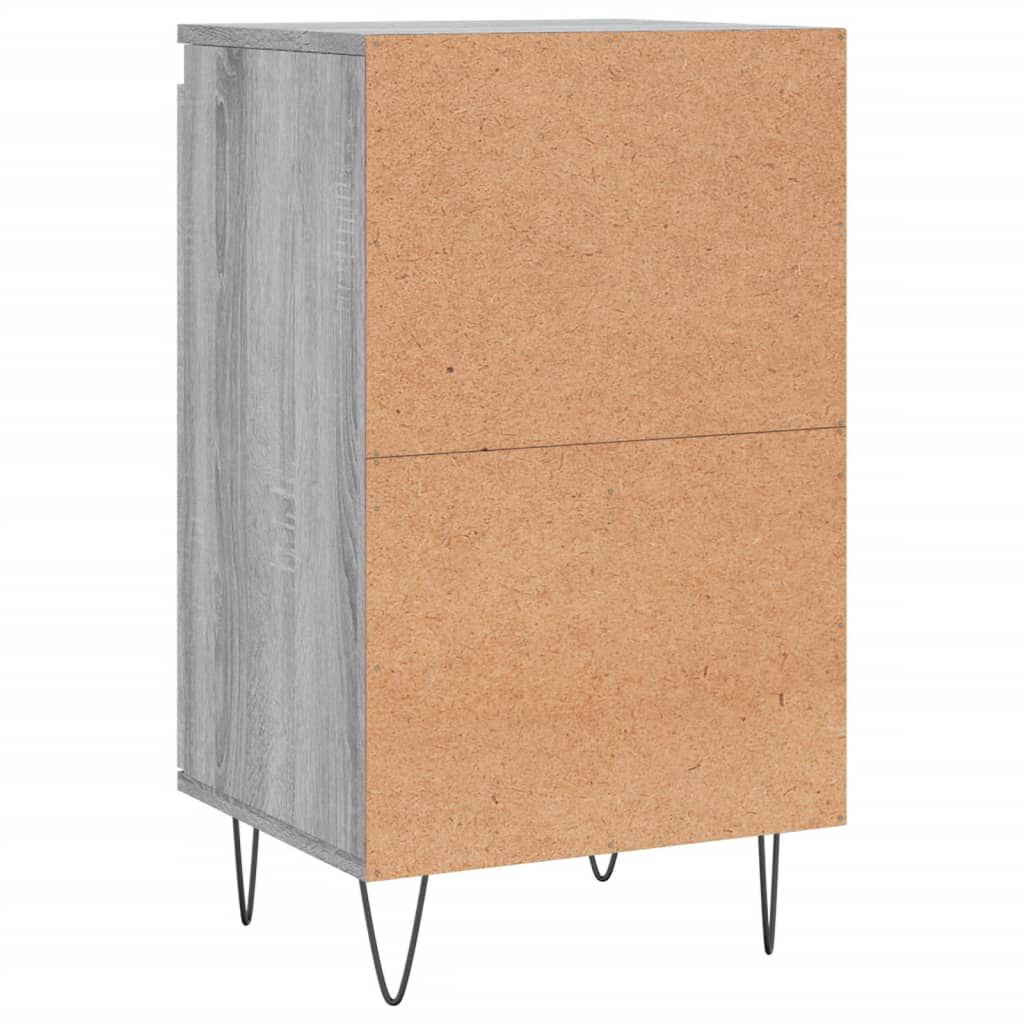vidaXL Ντουλάπια 2 τεμ. Γκρι Sonoma 40x35x70 εκ. Επεξεργασμένο Ξύλο