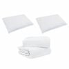 Set Παπλώματος Χειμώνα 3 pcs Λευκό 240 x 260 εκ. Μικροΐνες, Βαμβάκι