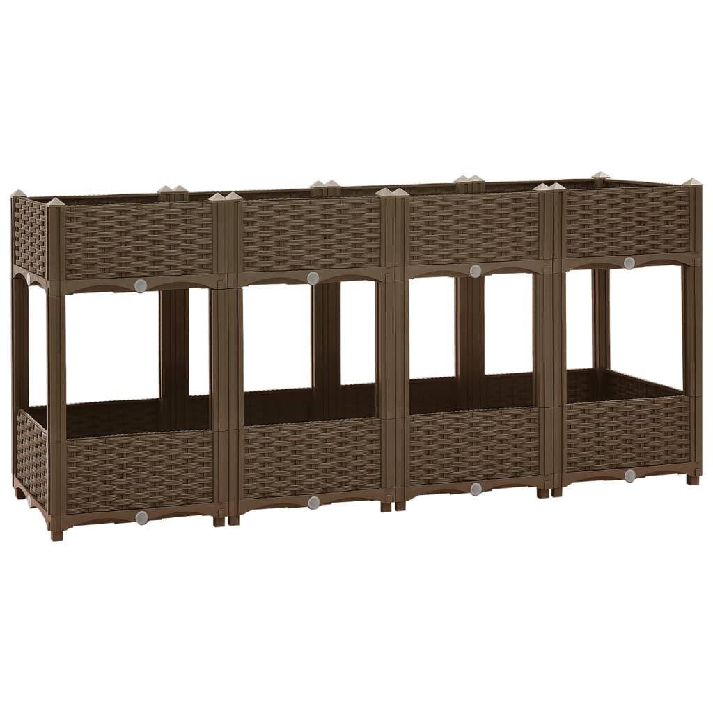 vidaXL Ζαρντινιέρα 160 x 40 x 71 εκ. από Πολυπροπυλένιο