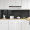 vidaXL Πίσω Πάνελ Κουζίνας Μαύρο 100 x 60 cm σκληρυμένο γυαλί