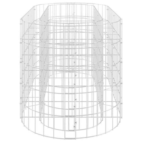 vidaXL Συρματοκιβώτιο-Γλάστρα Υπερυψωμένη 120x50x50 εκ. Γαλβαν. Ατσάλι