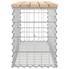 vidaXL Παγκάκι Κήπου Συρματοκιβώτιο 103x31,5x42 εκ. Μασίφ Ξύλο Πεύκου
