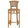 vidaXL Καρέκλα Μπαρ από Μασίφ Ξύλο Teak