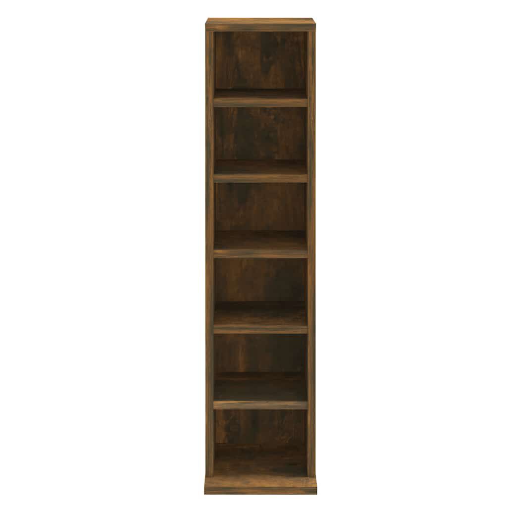 vidaXL Έπιπλο για CD Καπνιστή Δρυς 21 x 20 x 88 εκ. Επεξεργασμένο Ξύλο