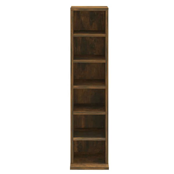 vidaXL Έπιπλο για CD Καπνιστή Δρυς 21 x 20 x 88 εκ. Επεξεργασμένο Ξύλο