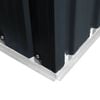 vidaXL Αποθήκη Κήπου Ανθρακί 204 x 132 x 186 εκ. Ατσάλινη