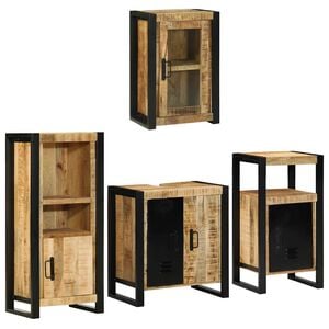 vidaXL &Sigma;&epsilon;&tau; &Epsilon;&pi;ί&pi;&lambda;&omega;&nu; &Mu;&pi;ά&nu;&iota;&omicron;&upsilon; 4 &tau;&mu;&chi;. &Kappa;&alpha;&phi;έ 55 x 35 x 60 &epsilon;&kappa;.
