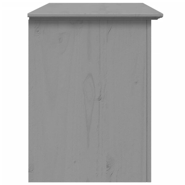 vidaXL Έπιπλο Τηλεόρασης BODO 2 Συρτάρια Γκρι 91,5x44,5x56 εκ. Πεύκο