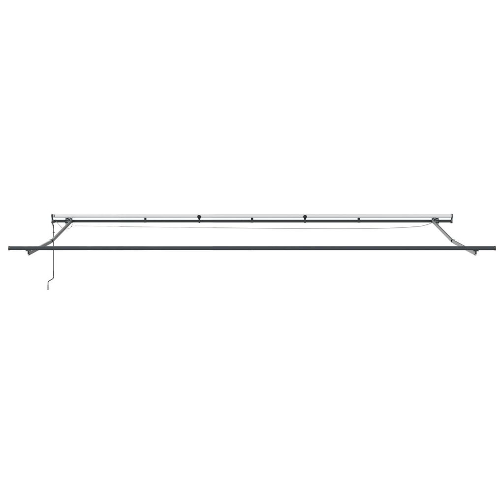 Αυτόματη Ανασυρόμενη Τέντα με LED Λευκή 600x350 εκ.
