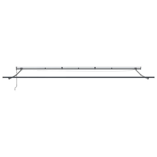 Αυτόματη Ανασυρόμενη Τέντα με LED Λευκή 600x350 εκ.