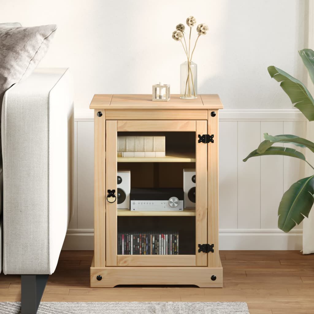 vidaXL Έπιπλο HiFi Corona 60x50x82 εκ. από Μασίφ Ξύλο Πεύκου