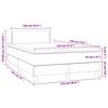 vidaXL &Kappa;&rho;&epsilon;&beta;ά&tau;&iota; Boxspring &mu;&epsilon; &Sigma;&tau;&rho;ώ&mu;&alpha; &Sigma;&kappa;&omicron;ύ&rho;&omicron; &Pi;&rho;ά&sigma;&iota;&nu;&omicron; 120x190&epsilon;&kappa;. &Beta;&epsilon;&lambda;&omicron;ύ&delta;&iota;&nu;&omicron;