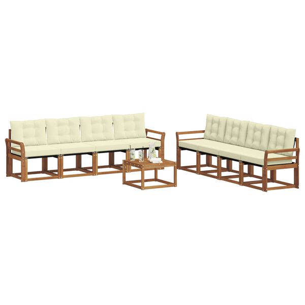 vidaXL &Sigma;&epsilon;&iota;&rho;ά &Kappa;&alpha;&nu;&alpha;&pi;έ &Epsilon;&xi;&omega;&tau;&epsilon;&rho;&iota;&kappa;&omicron;ύ &mu;&epsilon; &mu;&alpha;&xi;&iota;&lambda;ά&rho;&iota; 9 pcs &Phi;&upsilon;&sigma;&iota;&kappa;ό &kappa;&alpha;&iota; &Kappa;&rho;έ&mu;&alpha;