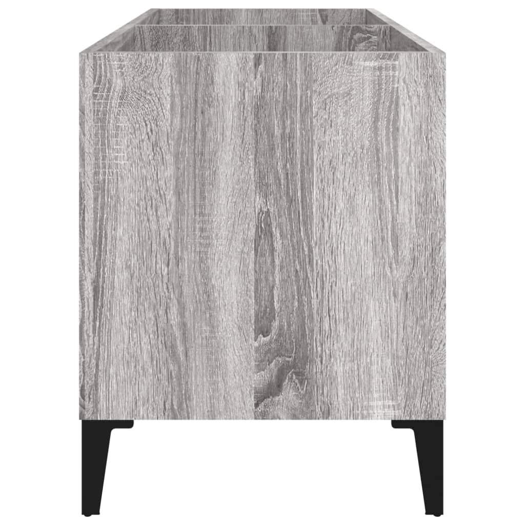 vidaXL Δισκοθήκη Γκρι Sonoma 74,5 x 38 x 48 εκ. από Επεξεργασμένο Ξύλο