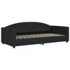 vidaXL Καναπές Κρεβάτι Συρόμενος Μαύρος 90 x 200 εκ. Υφασμάτινος