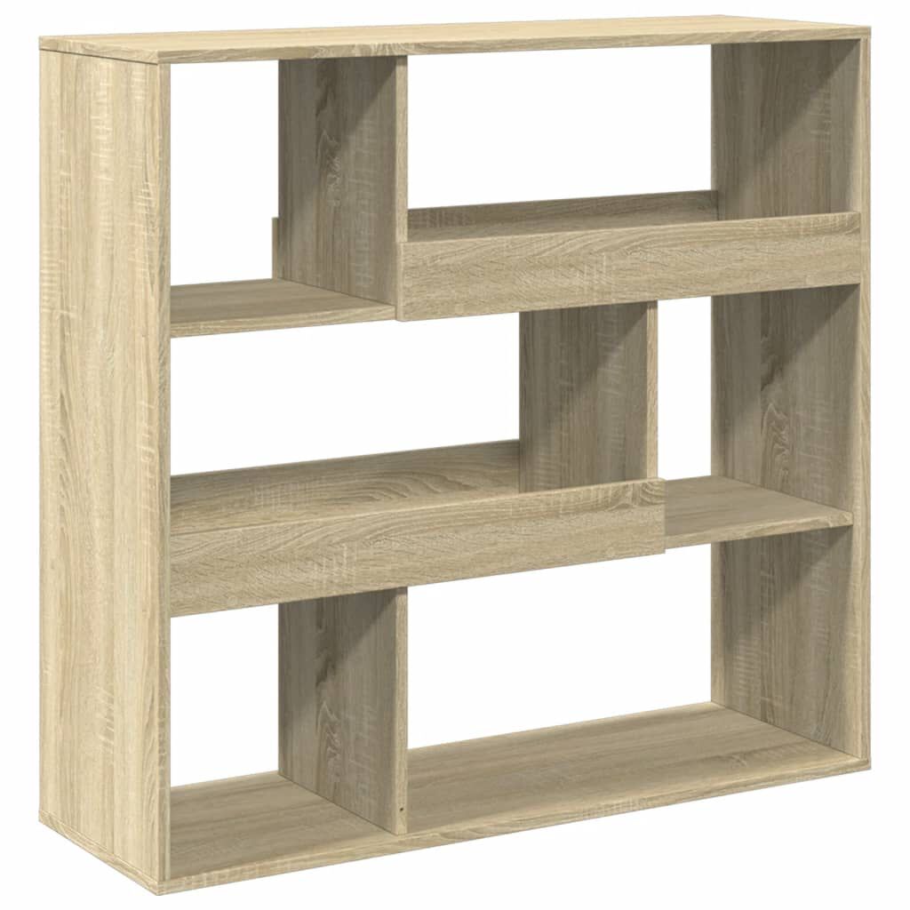 vidaXL Βιβλιοθήκη/Διαχωριστικό Χώρου Δρυς 100x33x94,5 εκ. Επεξ. Ξύλο