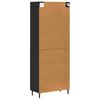 vidaXL Highboard 2 pcs &Mu;&alpha;ύ&rho;&eta; &Omicron;&xi;&upsilon;ά &Sigma;ύ&nu;&theta;&epsilon;&tau;&omicron; &Xi;ύ&lambda;&omicron; &kappa;&alpha;&iota; &Gamma;&upsilon;&alpha;&lambda;ί