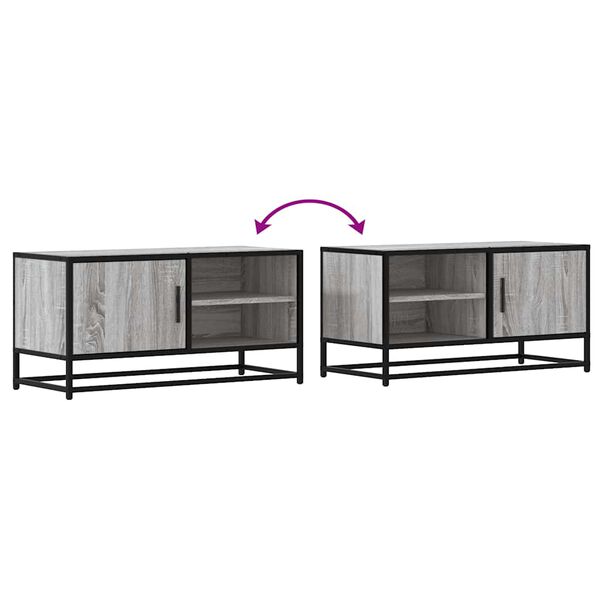 vidaXL Έπιπλο Τηλεόρασης Γκρι Sonoma 80x34,5x40 εκ. Επεξ. Ξύλο