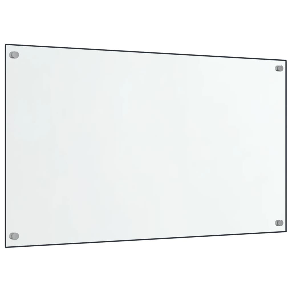 vidaXL Πλάτες Κουζίνας 2 τεμ. Διαφανής 70 x 60 εκ. από Ψημένο Γυαλί