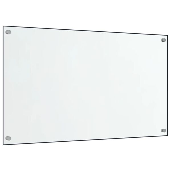 vidaXL Πλάτες Κουζίνας 2 τεμ. Διαφανής 70 x 60 εκ. από Ψημένο Γυαλί