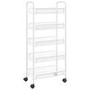 vidaXL &Tau;&rho;ό&lambda;&epsilon;ϊ &Kappa;&omicron;&upsilon;&zeta;ί&nu;&alpha;&sigmaf; 5 &Epsilon;&pi;&iota;&pi;έ&delta;&omega;&nu; &Lambda;&epsilon;&upsilon;&kappa;ό 46 x 26 x 105 &epsilon;&kappa;. &Sigma;&iota;&delta;&epsilon;&rho;έ&nu;&iota;&omicron;