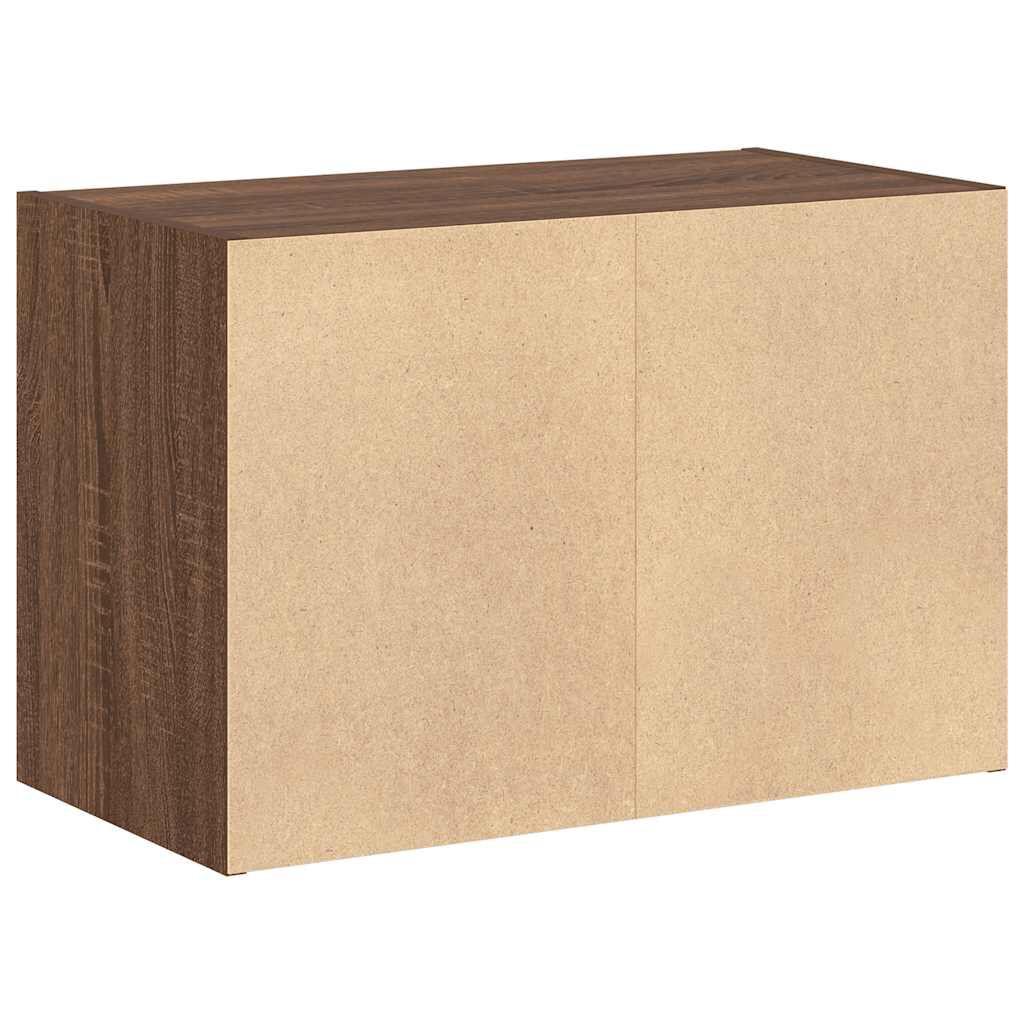 vidaXL Ντουλάπι με 2 συρτάρια Καφέ Δρυς 60x31x40 εκ. από Επεξ. Ξύλο