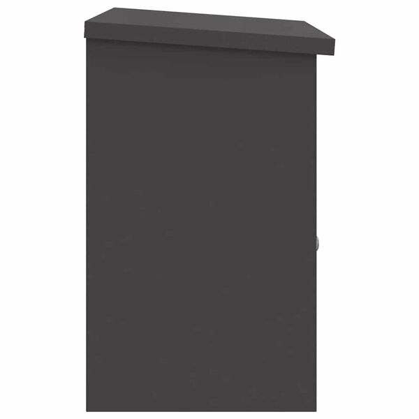 vidaXL Θυρίδα Πακέτων Μαύρο 44 x 35 x 59 εκατοστά Ατσάλι