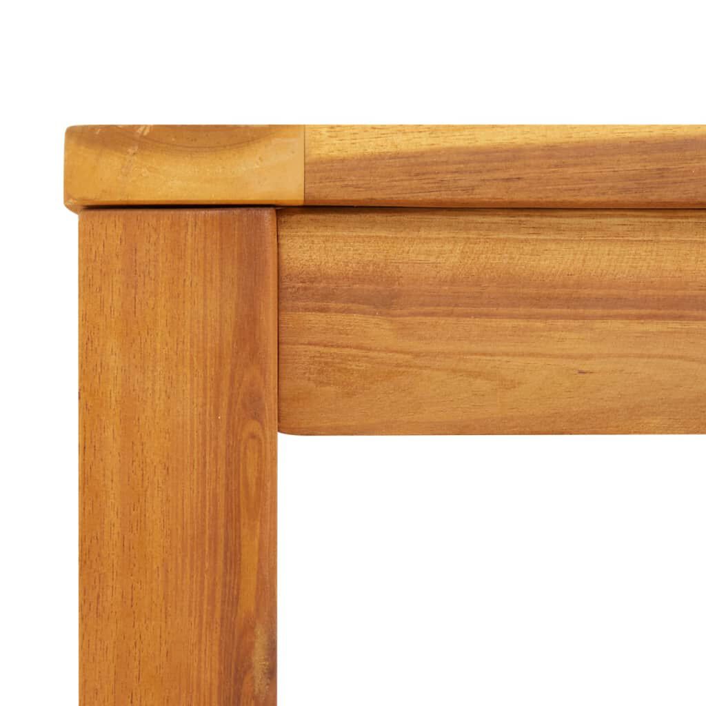 vidaXL Τραπεζαρία Κήπου 110x55x75 εκ. Μασίφ Ξύλο Ακακίας