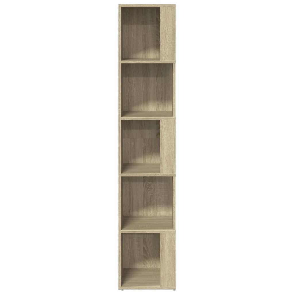 vidaXL Ντουλάπι Γωνία Sonoma Oak 33 x 33 x 164,5 εκ. από Επεξ. Ξύλο