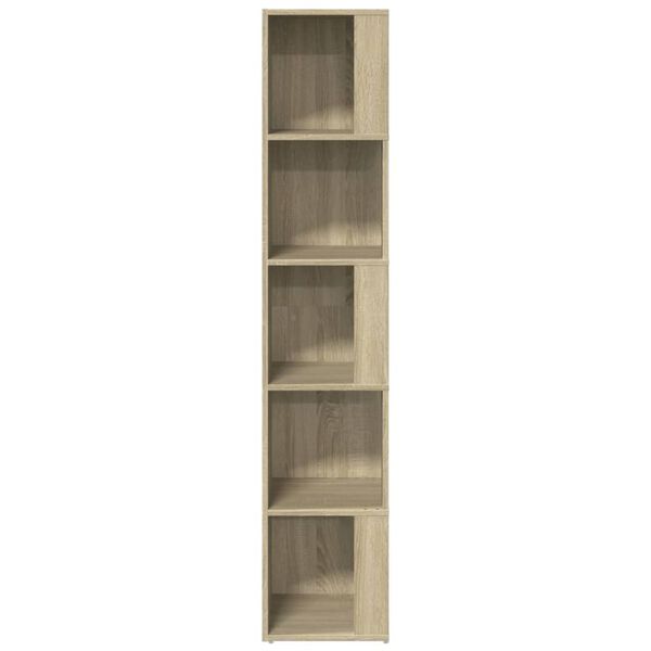 vidaXL Ντουλάπι Γωνία Sonoma Oak 33 x 33 x 164,5 εκ. από Επεξ. Ξύλο